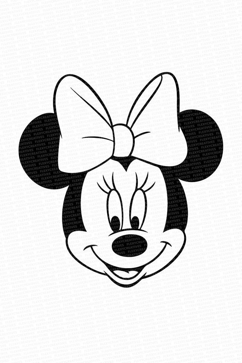 794x1191 Mini Mouse Vector Clipart Minnie Mouse Clip Art Etsy