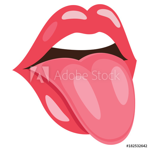 500x500 Mouth Vector Illustration