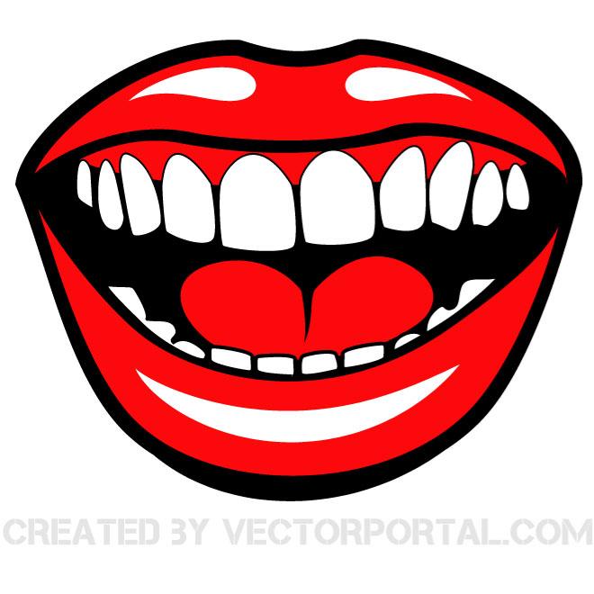 660x660 Smiling Mouth Vector Clip Art