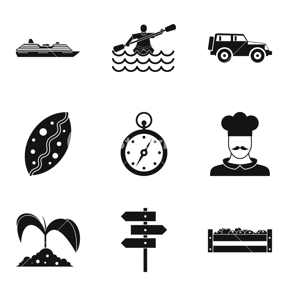 1000x1000 Movement Icons Set Simple Set Of Movement Vector Icons For Web