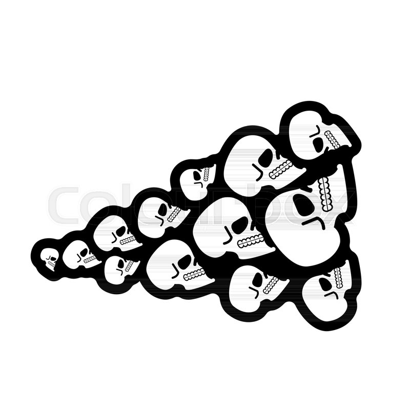 800x800 Skulls Tattoo Flame From Skulls Stock Vector Colourbox