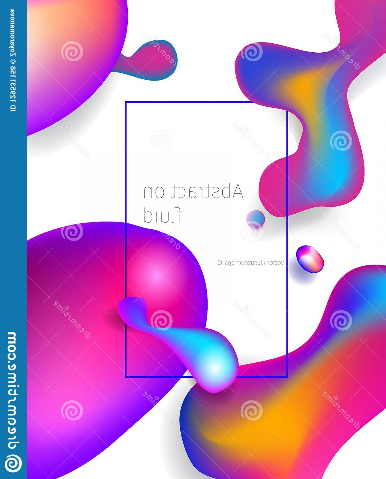 1548x1920 Vector D Fluid Abstract Colorful Digital Liquid Creative