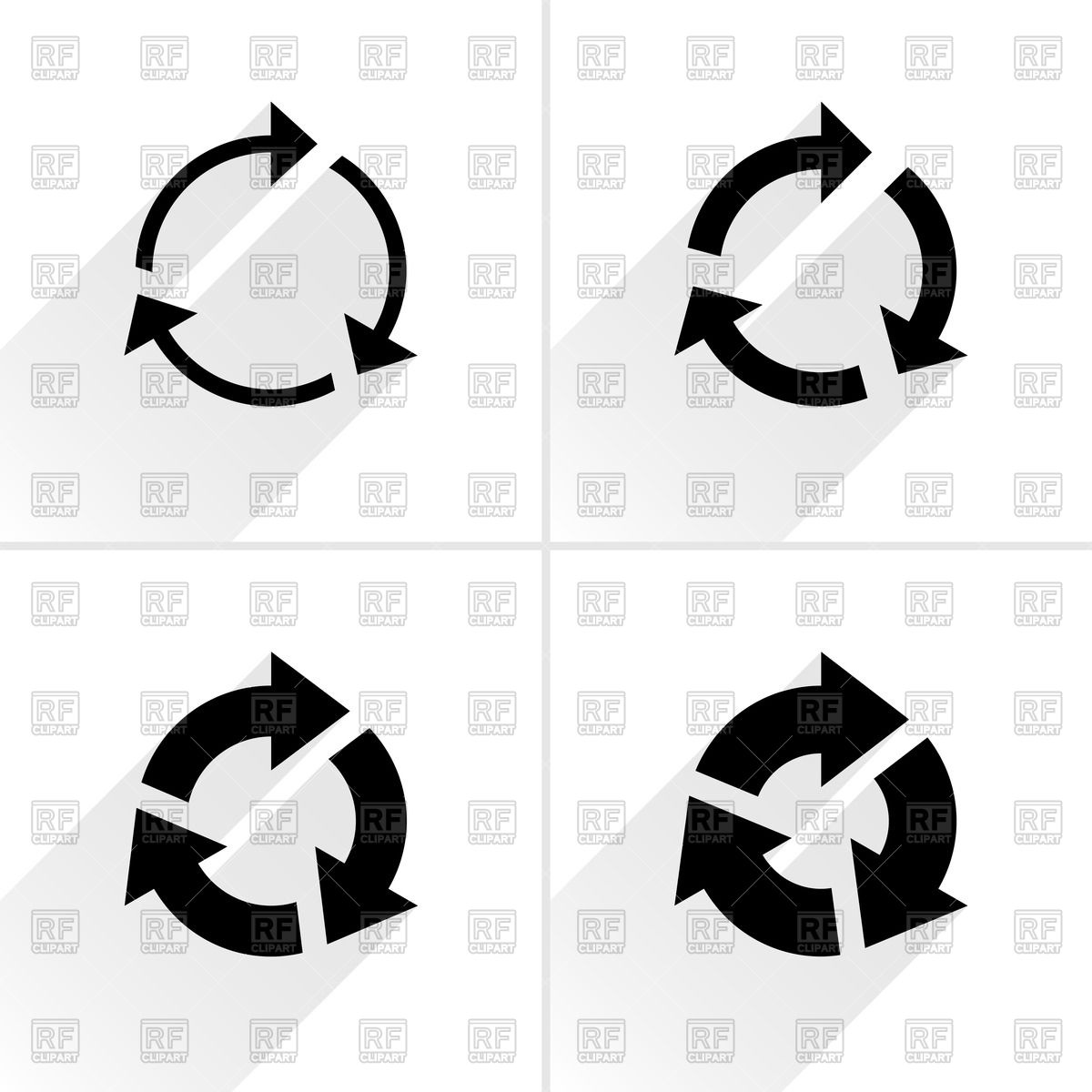 1200x1200 Circus Movement Arrows Vector Image Of Design Elements