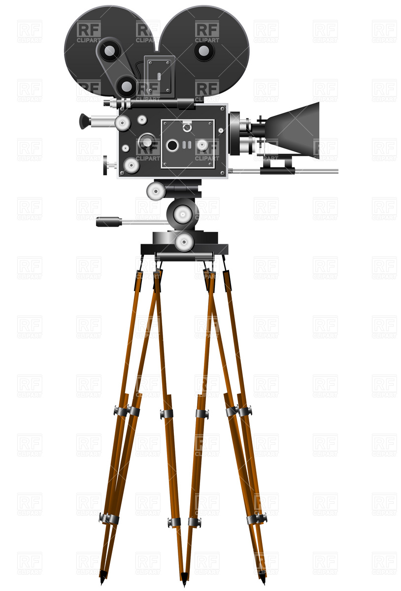 814x1200 Retro Movie Camera Vector Image Of Technology Good