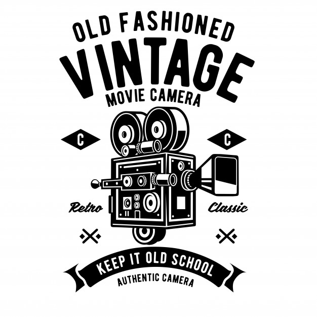 626x626 Vintage Movie Camera Vector Premium Download
