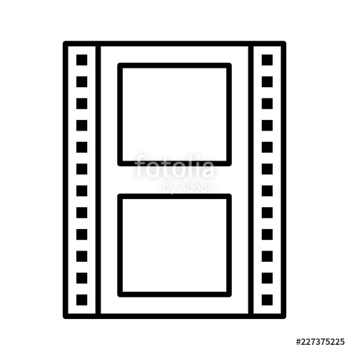 Filmstrip Cinema Movie Theater Film Vector Icon Stock Image 500x500 Filmstrip Cinema Movie Theater Film Vector Icon Stock Image