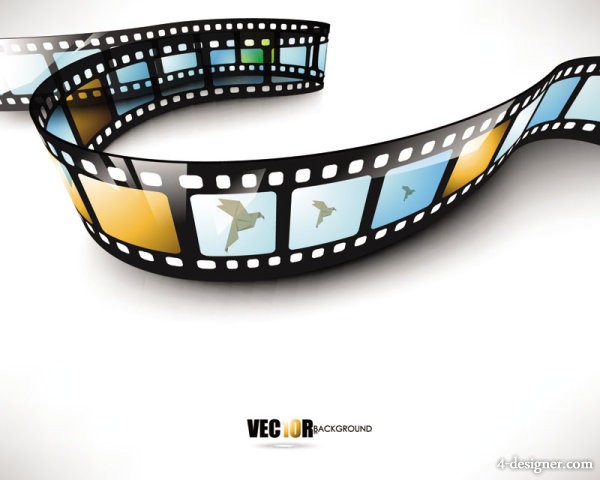 Designer Movie Film Vector 600x480 Designer Movie Film Vector