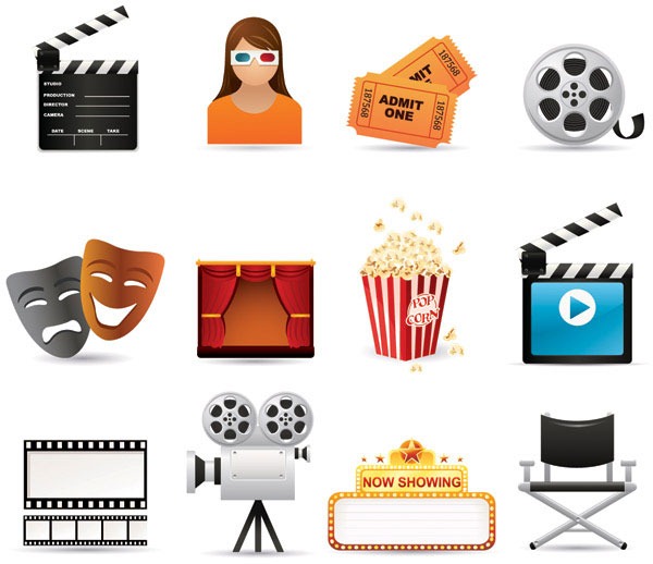 600x518 Movie Icons Vector Material My Free Photoshop World