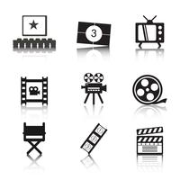 200x200 Film Icon Free Vector Art
