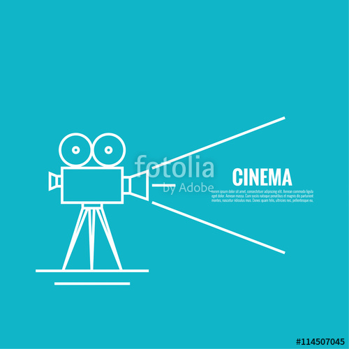 Movie Projector Vector Illustration Stock Image And Royalty Free 500x500 Movie Projector Vector Illustration Stock Image And Royalty Free