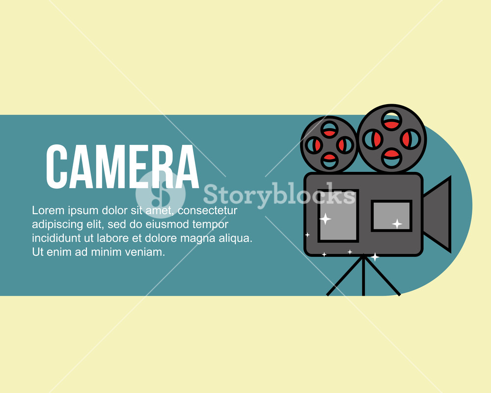 Film Projector Movie Cinema Banner Vector Illustration Royalty 1000x800 Film Projector Movie Cinema Banner Vector Illustration Royalty