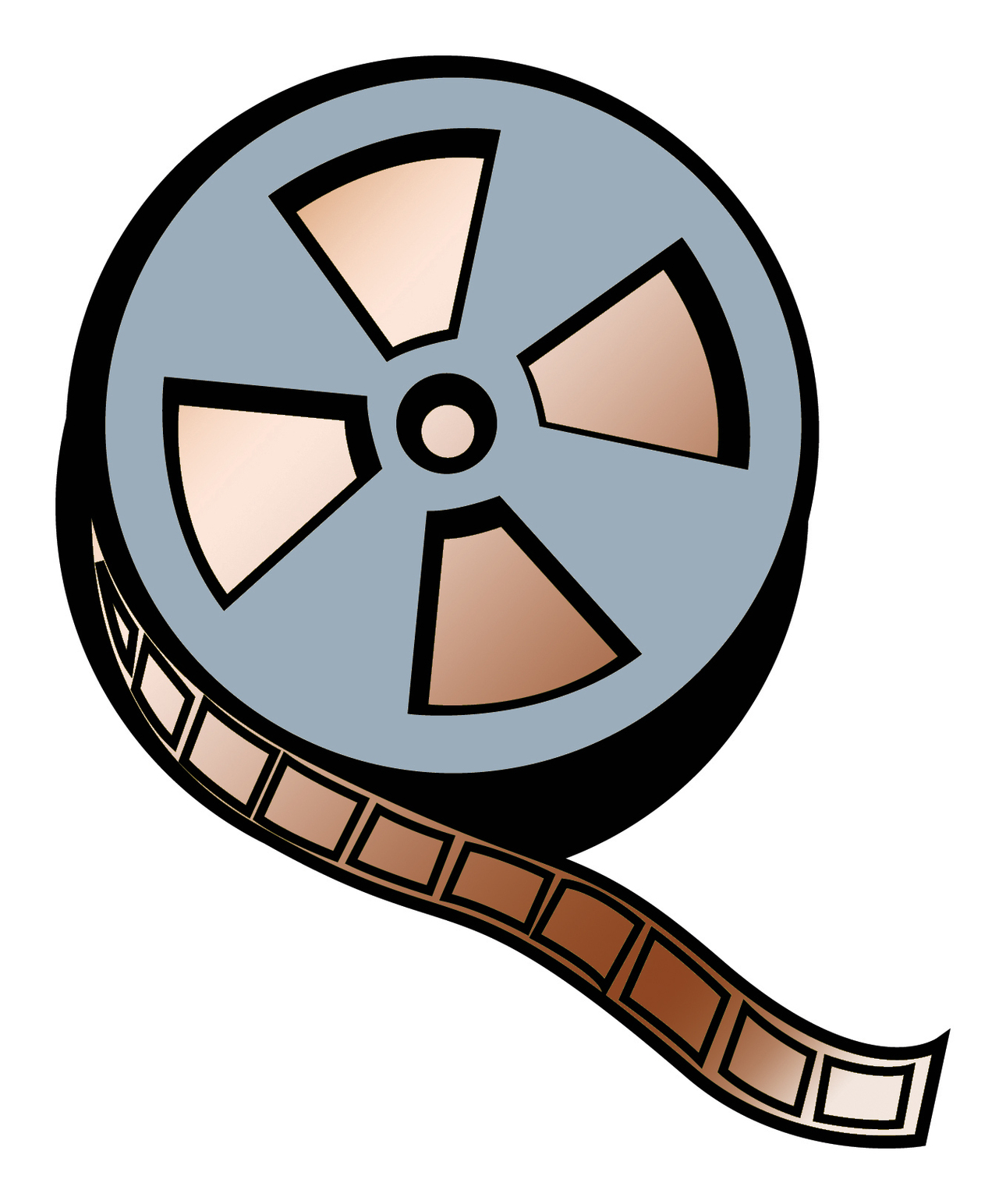 1290x1544 Movie Reel Film Clip Art