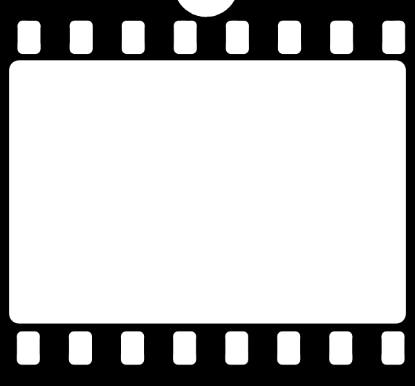 600x559 Movie Reel Vector Clip Art