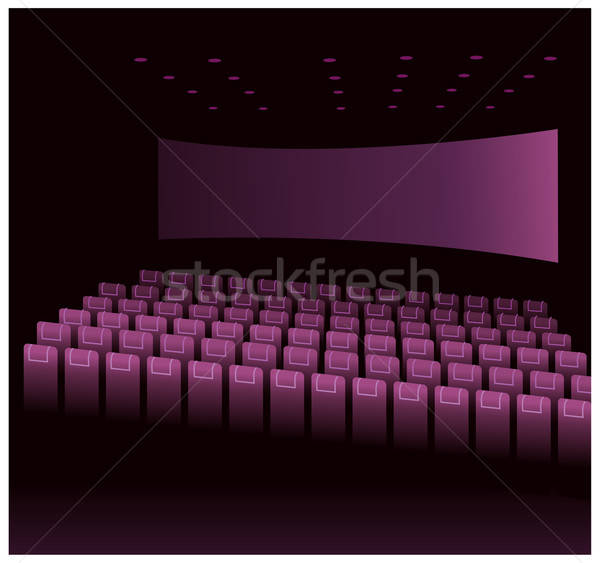 Empty Movie Theatre Vector Illustration Sungjoong Kim 600x563 Empty Movie Theatre Vector Illustration Sungjoong Kim