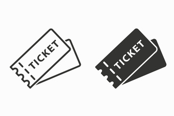 360x240 Ticket Vector Icon