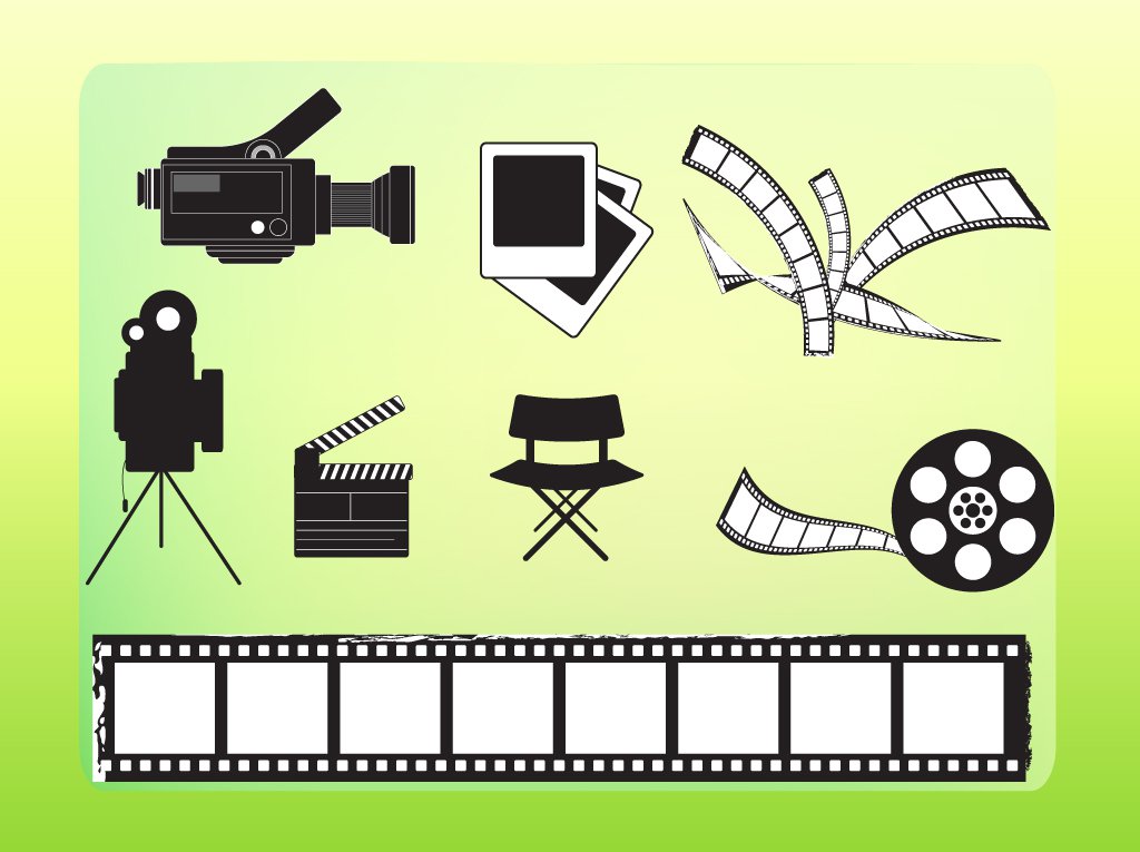 Movie Making Graphics Vector Art Graphics 1024x765 Movie Making Graphics Vector Art Graphics
