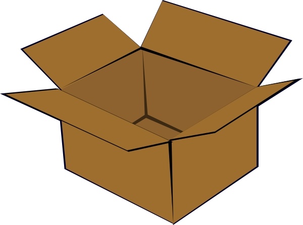 600x446 Moving Boxes Clipart Free