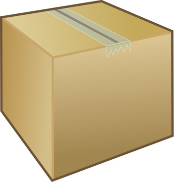 351x368 Moving Boxes Clip Art Free Vector Download