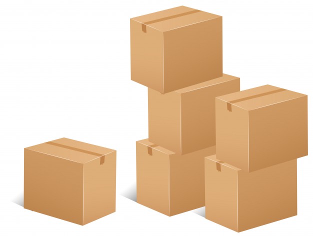 626x472 Stack Of Cardboard Boxes Illustration Vector Free Download