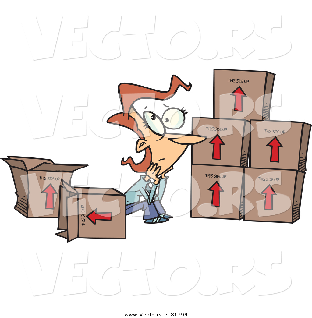 1024x1044 Vector Of A Cartoon Sad Caucasian Woman Sitting