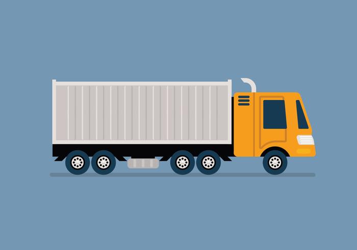 700x490 Moving Truck Vector Illustration Stock Images