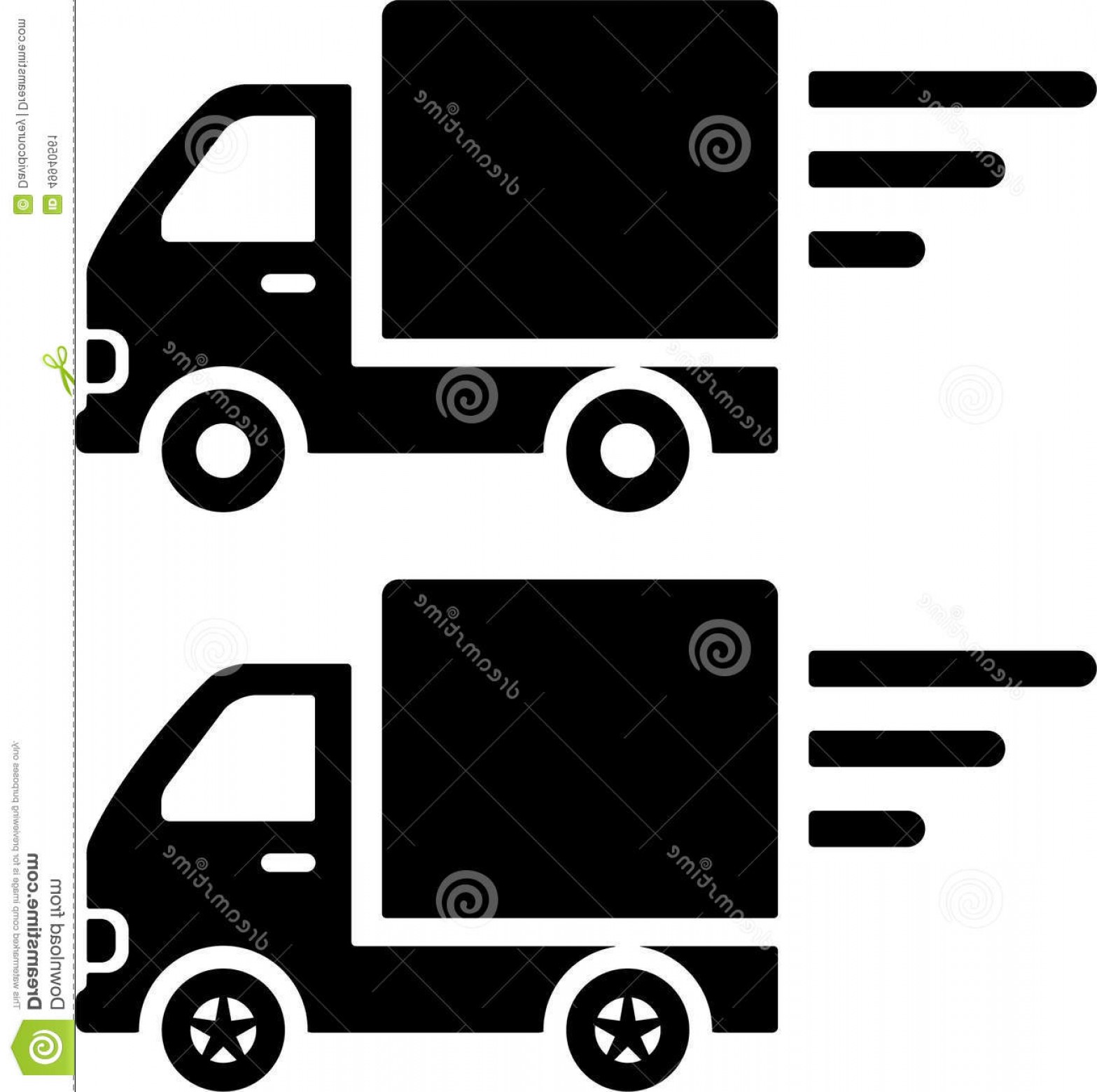 1567x1560 Stock Illustration Fast Moving Truck Vector Illustration Image