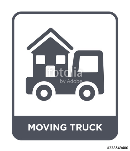 430x500 Moving Truck Icon Vector Stock Image And Royalty Free Vector