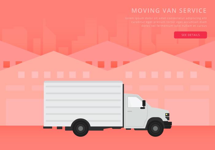 Moving Van Or Truck Transport Or Delivery Illustration 700x490 Moving Van Or Truck Transport Or Delivery Illustration