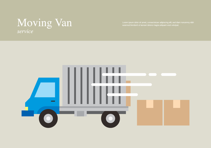 Moving Van Or Truck Transport Or Delivery Illustration 700x490 Moving Van Or Truck Transport Or Delivery Illustration