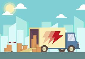 Moving Truck Free Vector Art 286x200 Moving Truck Free Vector Art