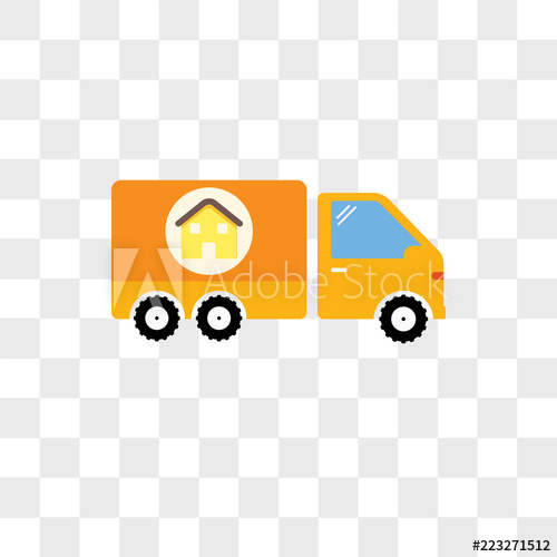 Moving Vector Icon Isolated On Transparent Background, Moving Logo 500x500 Moving Vector Icon Isolated On Transparent Background, Moving Logo
