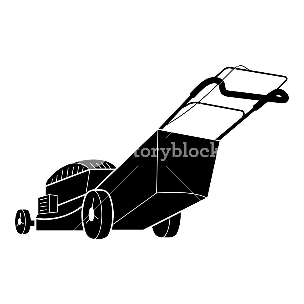 1000x1000 Garden Lawn Mower Icon Simple Illustration Of Garden Lawn Mower