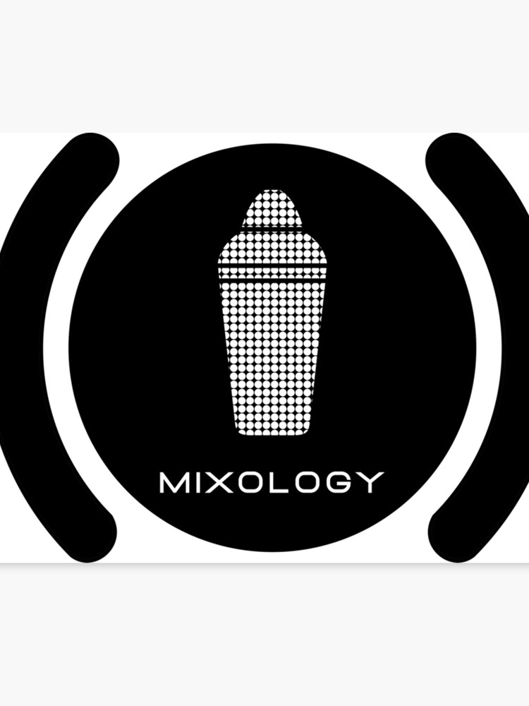 Bartender Mixology Lounge Logo Vector Canvas Print 750x1000 Bartender Mixology Lounge Logo Vector Canvas Print