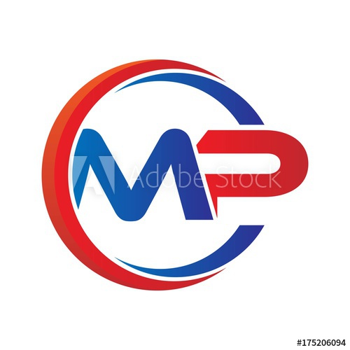 Mp Logo Vector Modern Initial Swoosh Circle Blue And Red 500x500 Mp Logo Vector Modern Initial Swoosh Circle Blue And Red