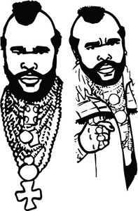 197x300 Mr T Vector Image