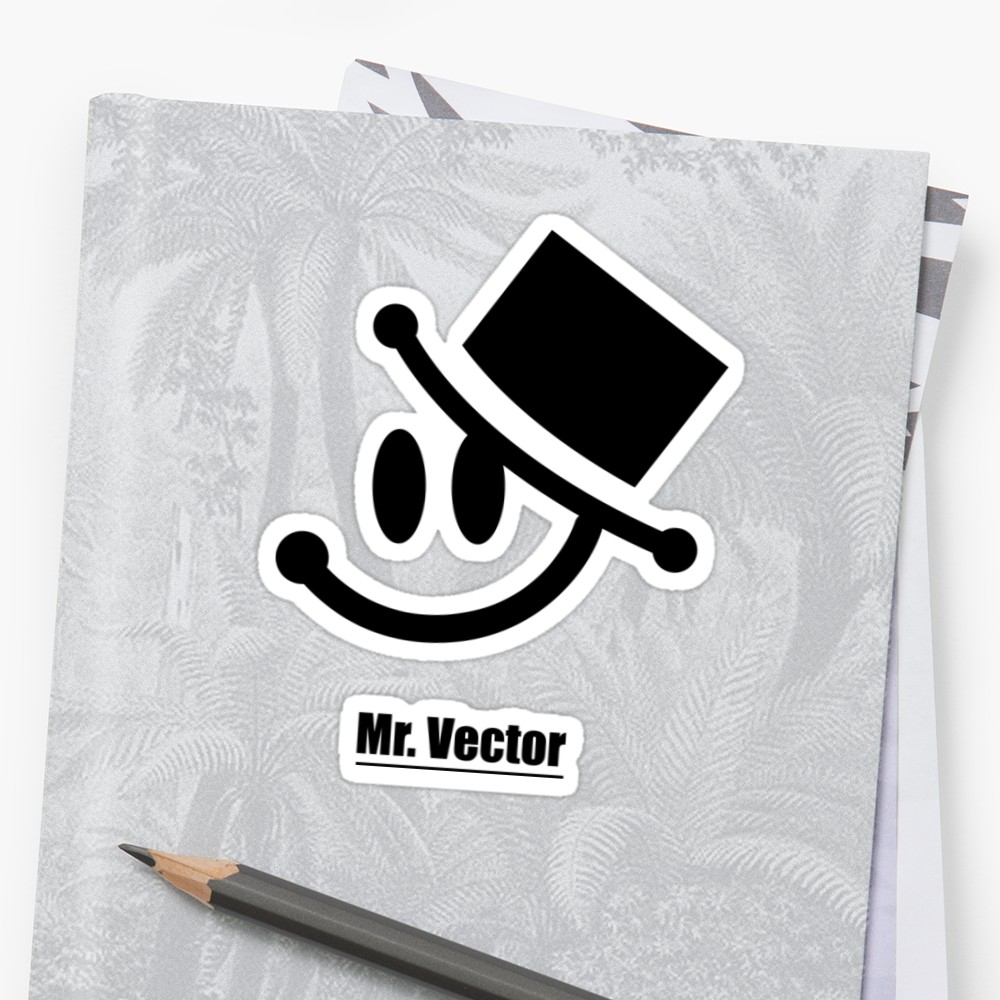 1000x1000 Mr Vector Sticker