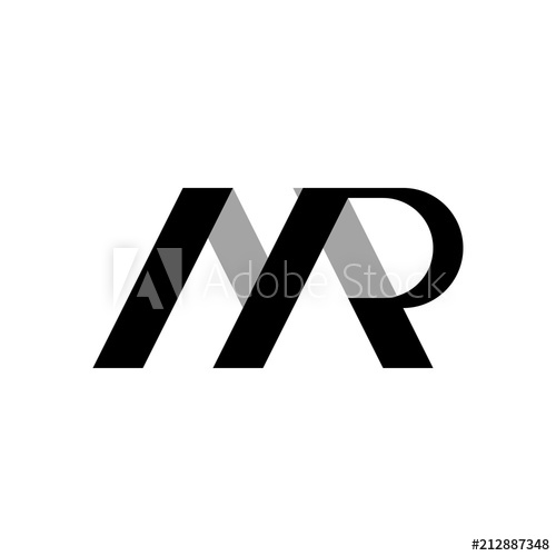 500x500 Mr Logo, Monogram, Vector