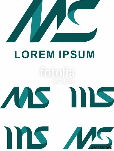 378x500 Letter Ms Logo Template Stock Image And Royalty Free Vector