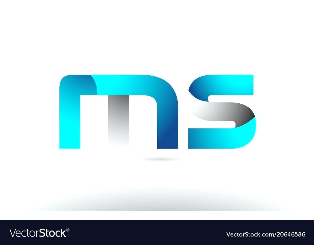 1000x780 Ms M S Letter Logo Design With Black Ink Watercolor Splash Spill