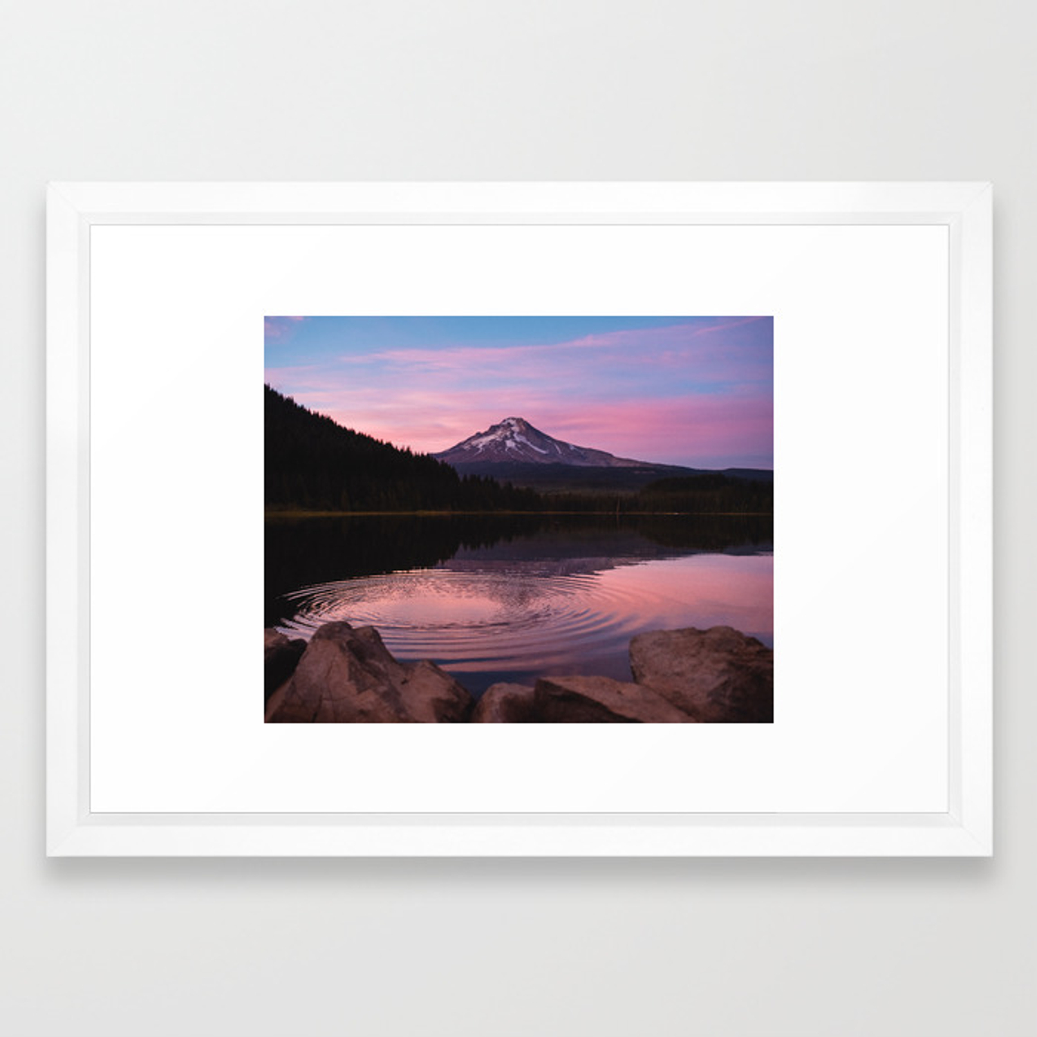 Mt Hood, Oregon Framed Art Print 1500x1500 Mt Hood, Oregon Framed Art Print