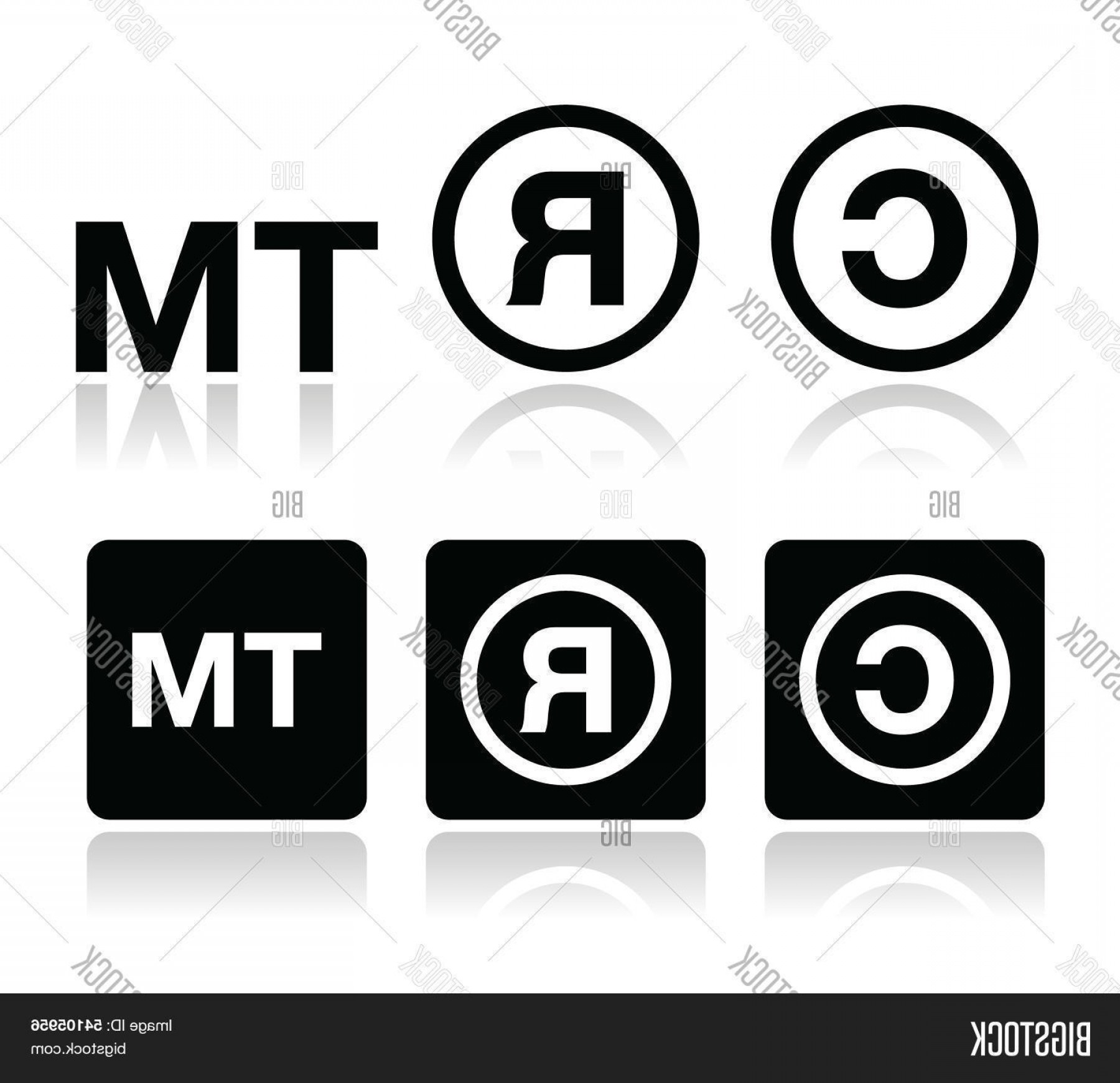 1800x1740 Stock Vector Copyrightc Trademark Vector Icons Set Soidergi