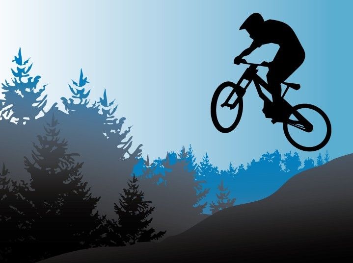 Free Vector Mountain Bike Illustration Mountain Biking Shizzle 719x537 Free Vector Mountain Bike Illustration Mountain Biking Shizzle