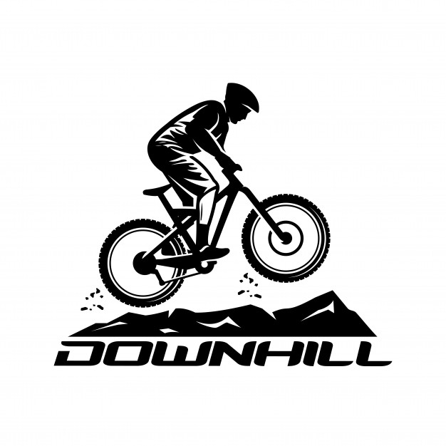 Downhill Vector Logo Template Vector Premium Download 626x626 Downhill Vector Logo Template Vector Premium Download