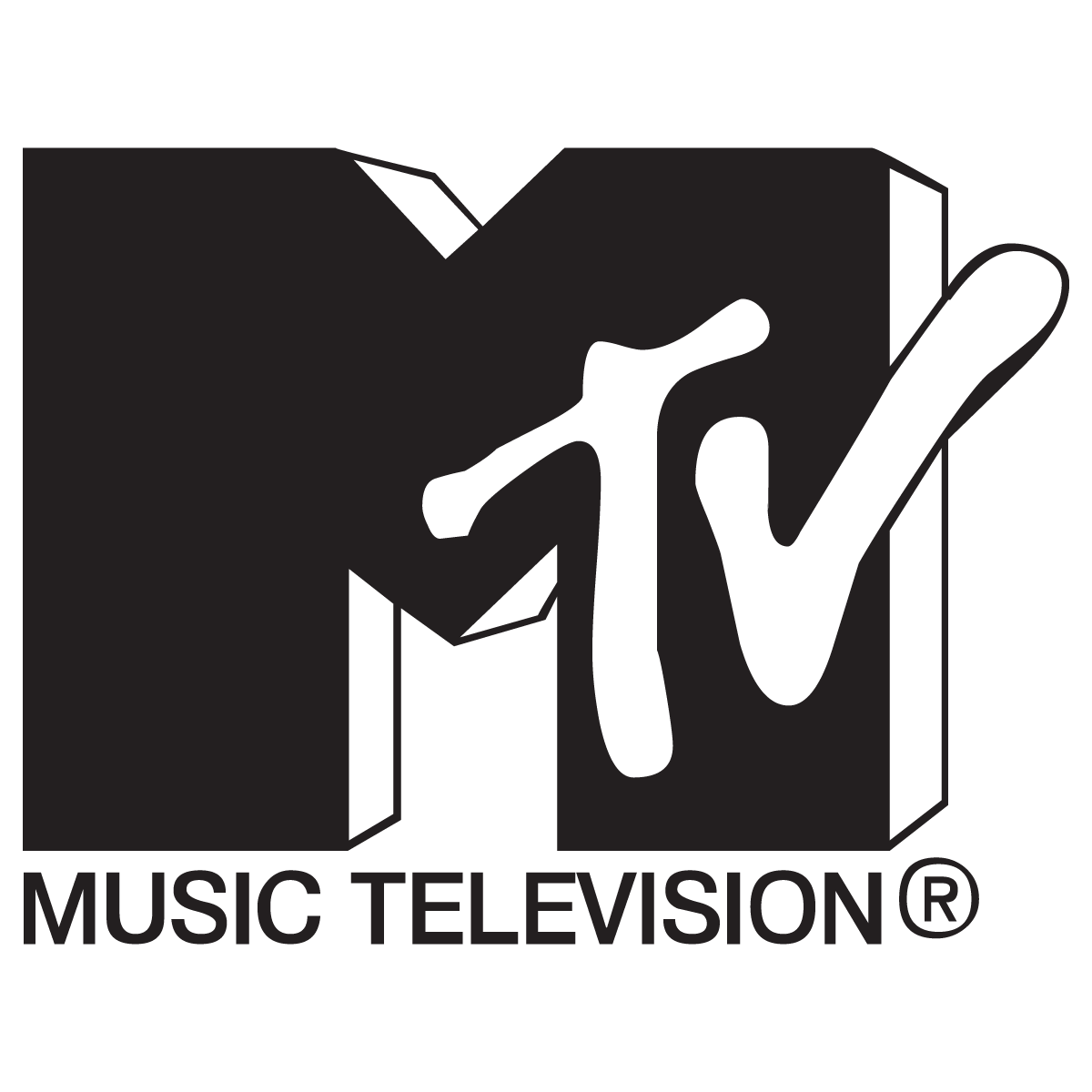 1200x1200 Mtv Music Television Logo Vector Free Vector Silhouette Graphics