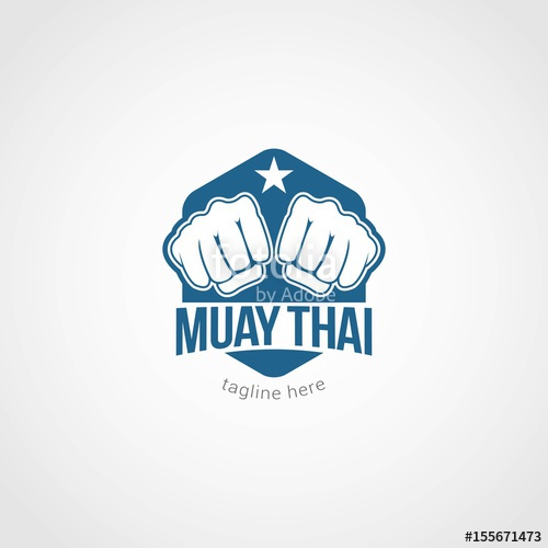 Muay Thai Logo Design Vector Stock Image And Royalty Free Vector 500x500 Muay Thai Logo Design Vector Stock Image And Royalty Free Vector