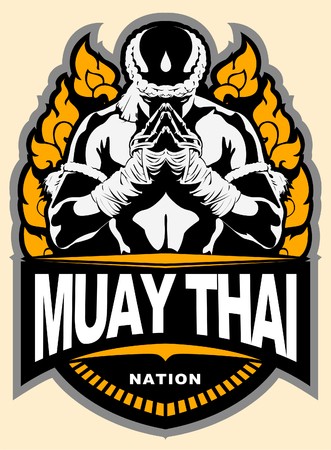Muay Thai Honored Fighter Royalty Free Vector Graphics 331x450 Muay Thai Honored Fighter Royalty Free Vector Graphics
