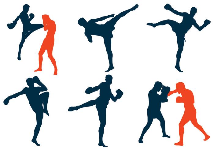 Muay Thai Silhouette 700x490 Muay Thai Silhouette