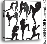 Muay Th Martial Art, Canvas Print Barewalls Posters Prints 192x179 Muay Th Martial Art, Canvas Print Barewalls Posters Prints