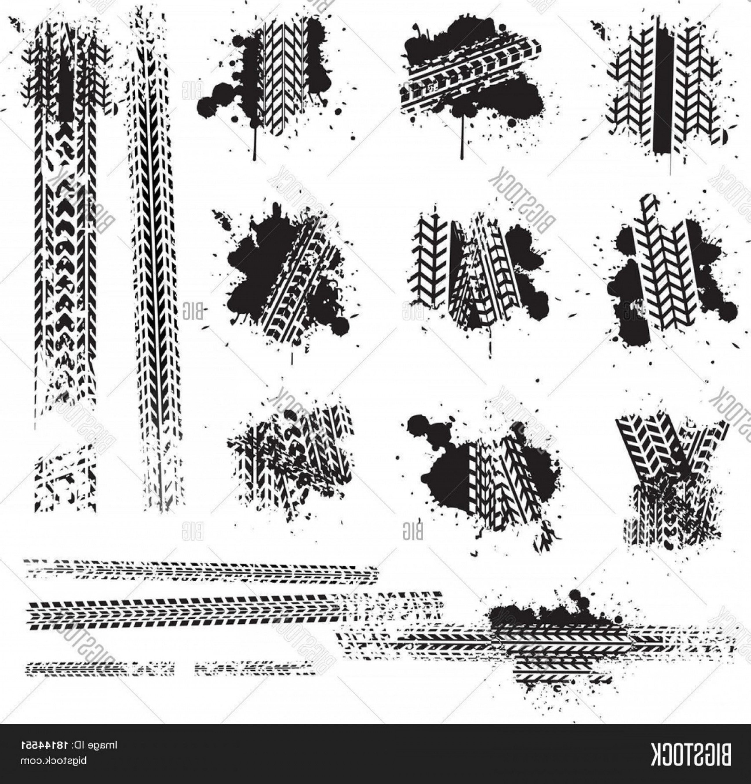 2592x2704 Stock Vector Dirty Tire Tracks And Grunge Ink Paint Splat Soidergi