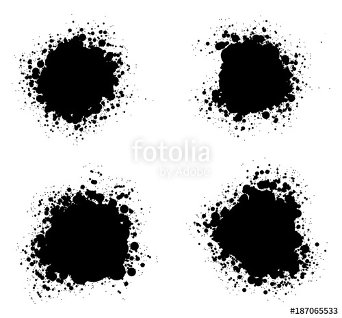 500x465 Black Mud Splatters